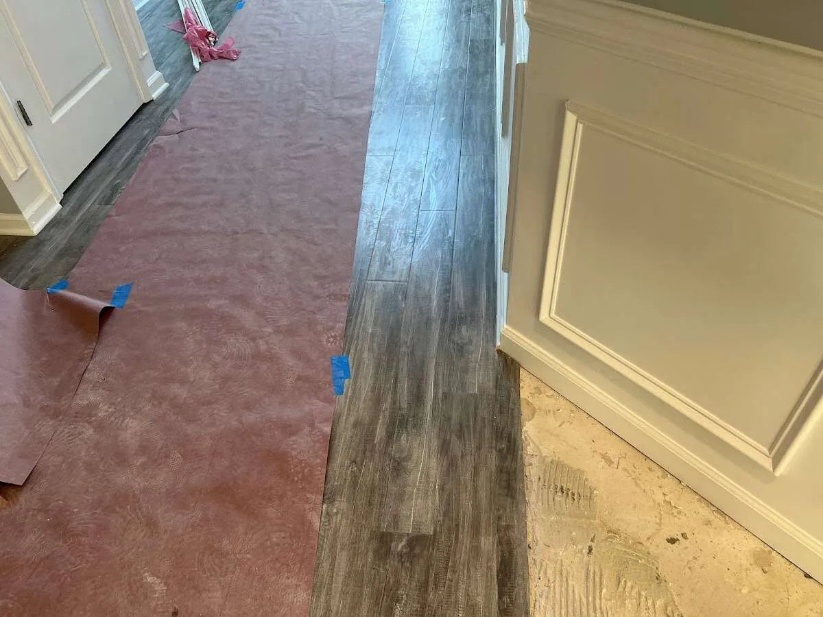 Completed marble shower restoration in Charlton